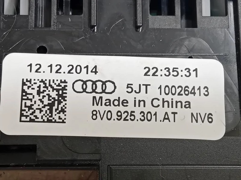 Pulsanti Comando Multifunzione 8V0 925 301 Audi A3 8VA Sportback 2012