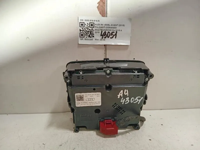 Pulsanti Comando Multifunzione 8W0919614N Audi A4 8W5 Avant 2015