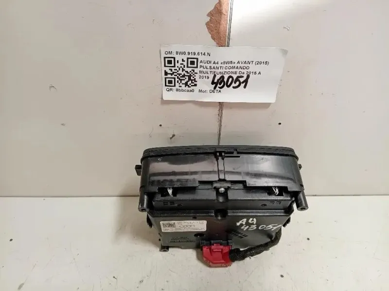 Pulsanti Comando Multifunzione 8W0919614N Audi A4 8W5 Avant 2015