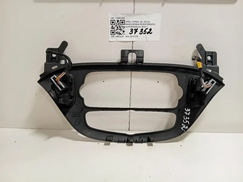 Mascherina Rivestimento Autoradio 13391249 Opel Corsa E 2014