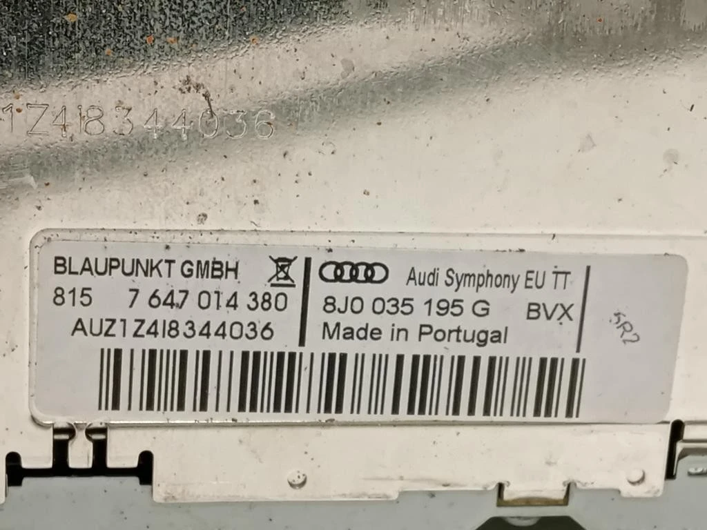 Unità Autoradio 8J0 035 195 Q Audi TT 8J3 2010