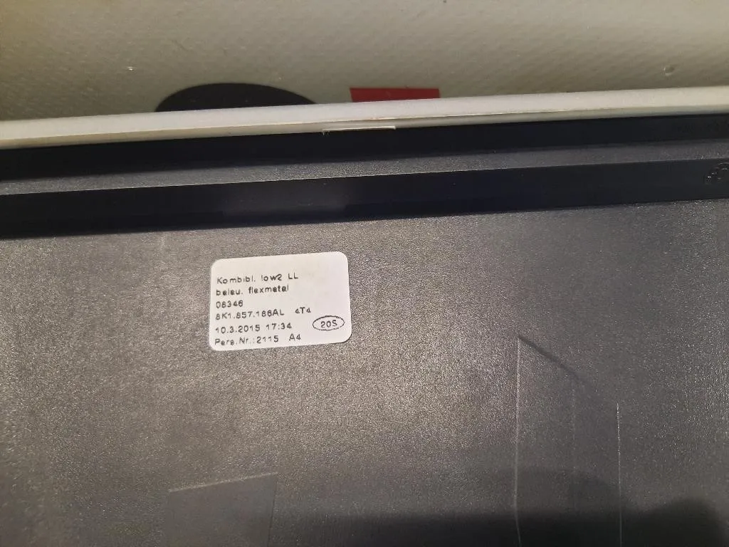 Mascherina Rivestimento Cruscotto 8K1857186AL Audi A4 8K5 Avant 2012