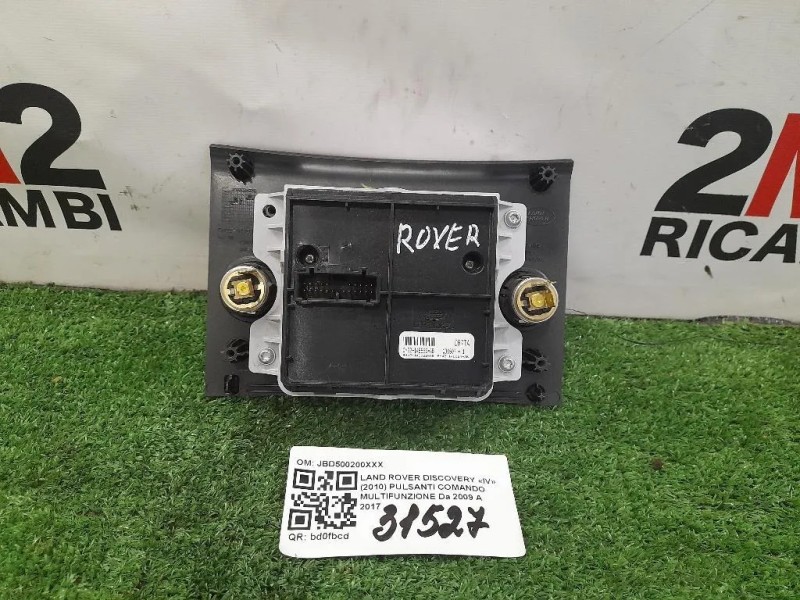 Pulsanti Comando Multifunzione JBD500200XXX Land Rover Discovery IV 2010 Pulsanti Comando Multifunzione JBD500200XXX Land Rover Discovery IV 2010