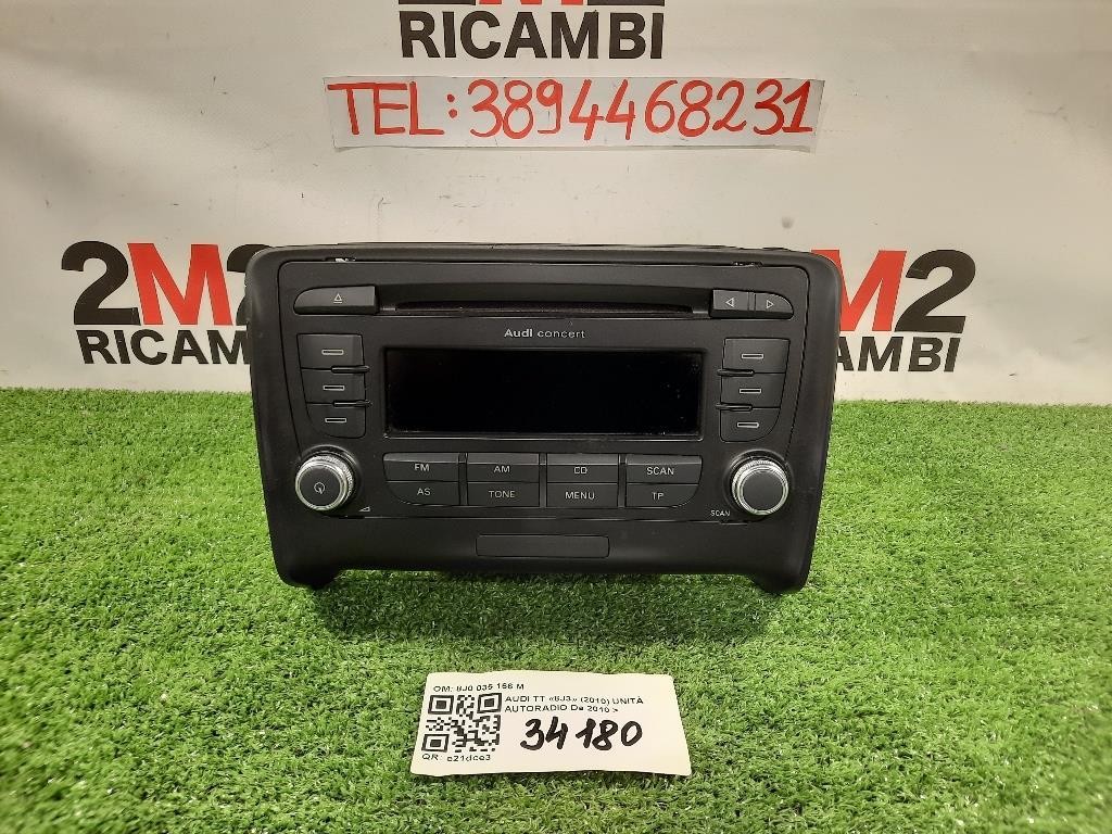 Unità Autoradio 8J0 035 166 M Audi TT 8J3 2010