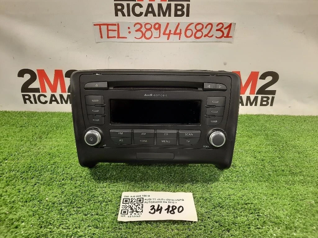 Unità Autoradio 8J0 035 166 M Audi TT 8J3 2010