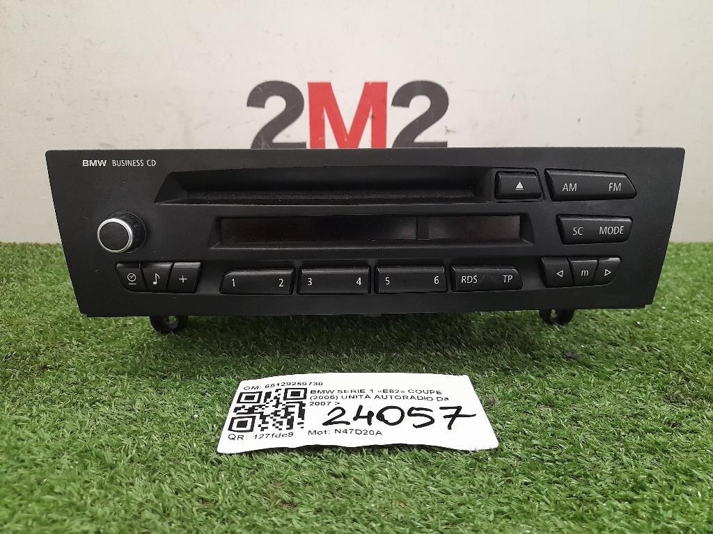 Unità Autoradio 65129259730 Bmw Serie 1 E82 Coupe 2005