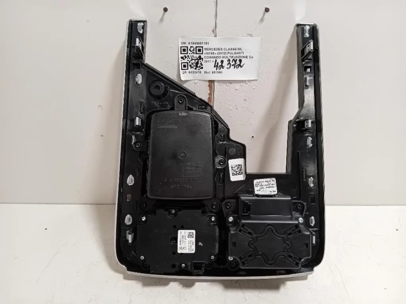 Pulsanti Comando Multifunzione A1669051151 Mercedes Classe ML W166 2012