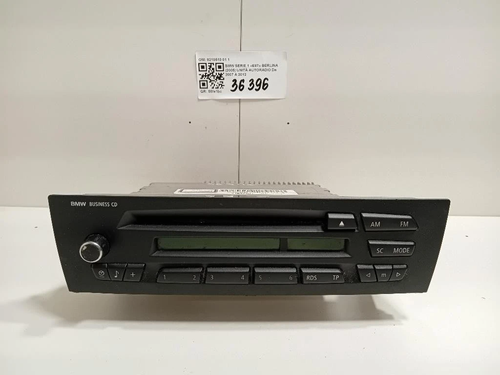 Unità Autoradio 9210510011 Bmw Serie 1 E87 Berlina 2005