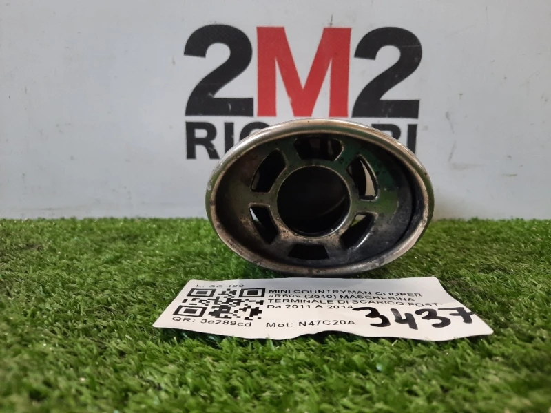 Mascherina Terminale DI Scarico POST MASCHERINA TERMINALE DI SCARICO POST Mini Countryman Cooper R60 2010