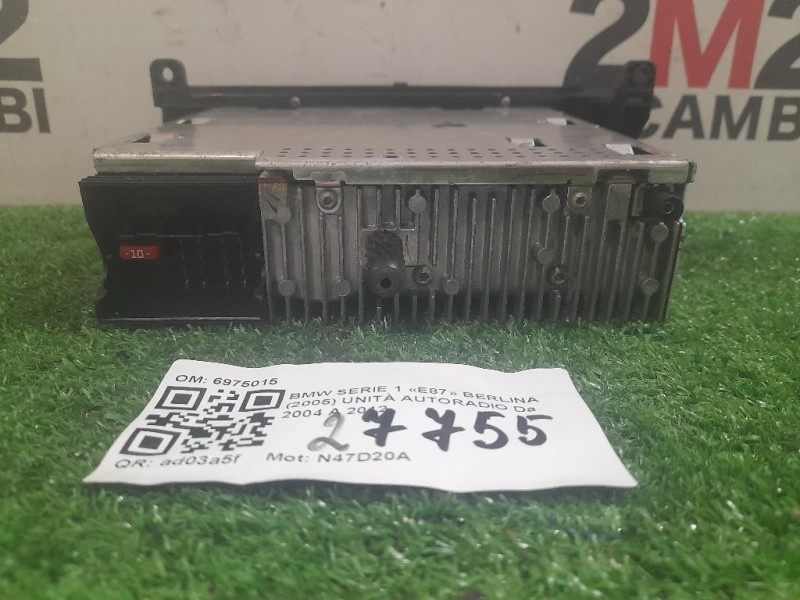 Unità Autoradio 6975015 Bmw Serie 1 E87 Berlina 2005
