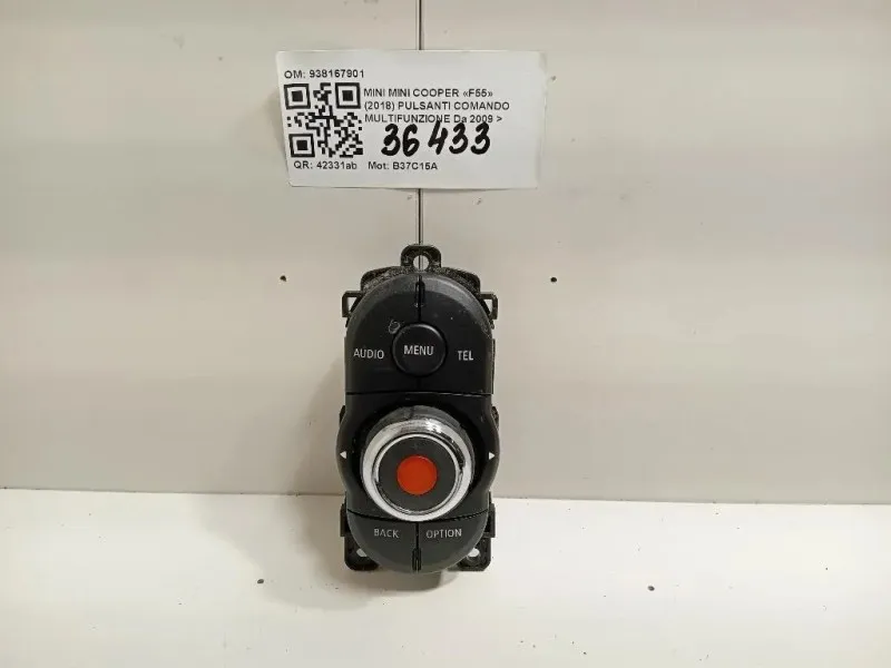 Pulsanti Comando Multifunzione 938167901 Mini MINI Cooper F55 2018