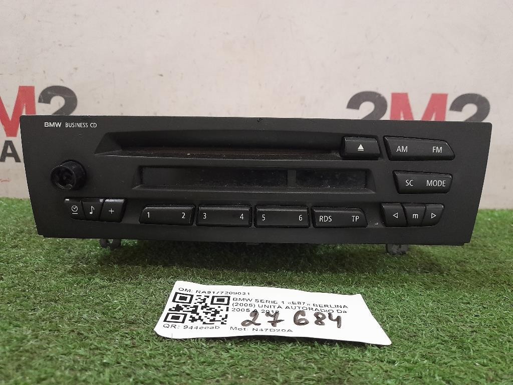Unità Autoradio RA9177209031 Bmw Serie 1 E87 Berlina 2005