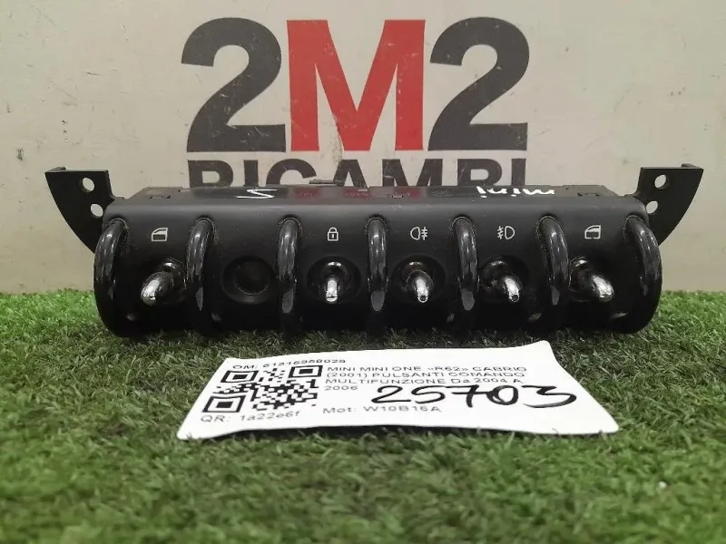 Pulsanti Comando Multifunzione 61316958029 Mini MINI ONE R52 Cabrio 2001