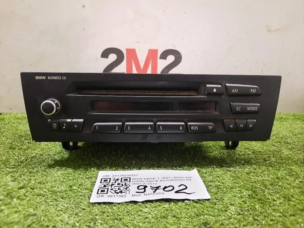 Unità Autoradio 65129236531 Bmw Serie 1 E87 Berlina 2005