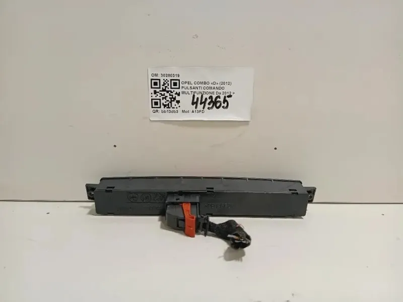Pulsanti Comando Multifunzione 30280319 Opel Combo D 2012