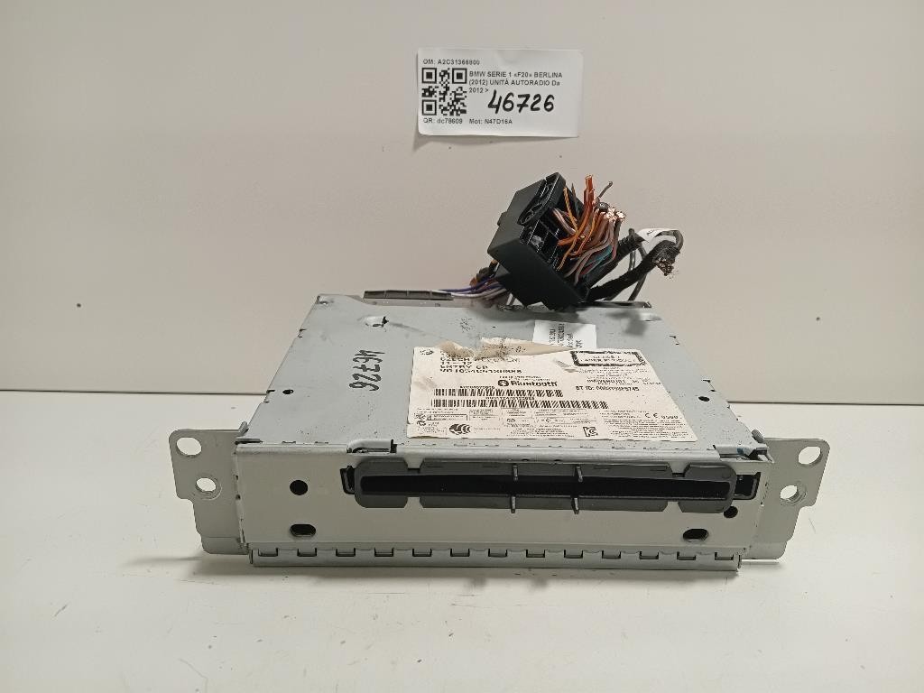 Unità Autoradio A2C31366800 Bmw Serie 1 F20 Berlina 2012