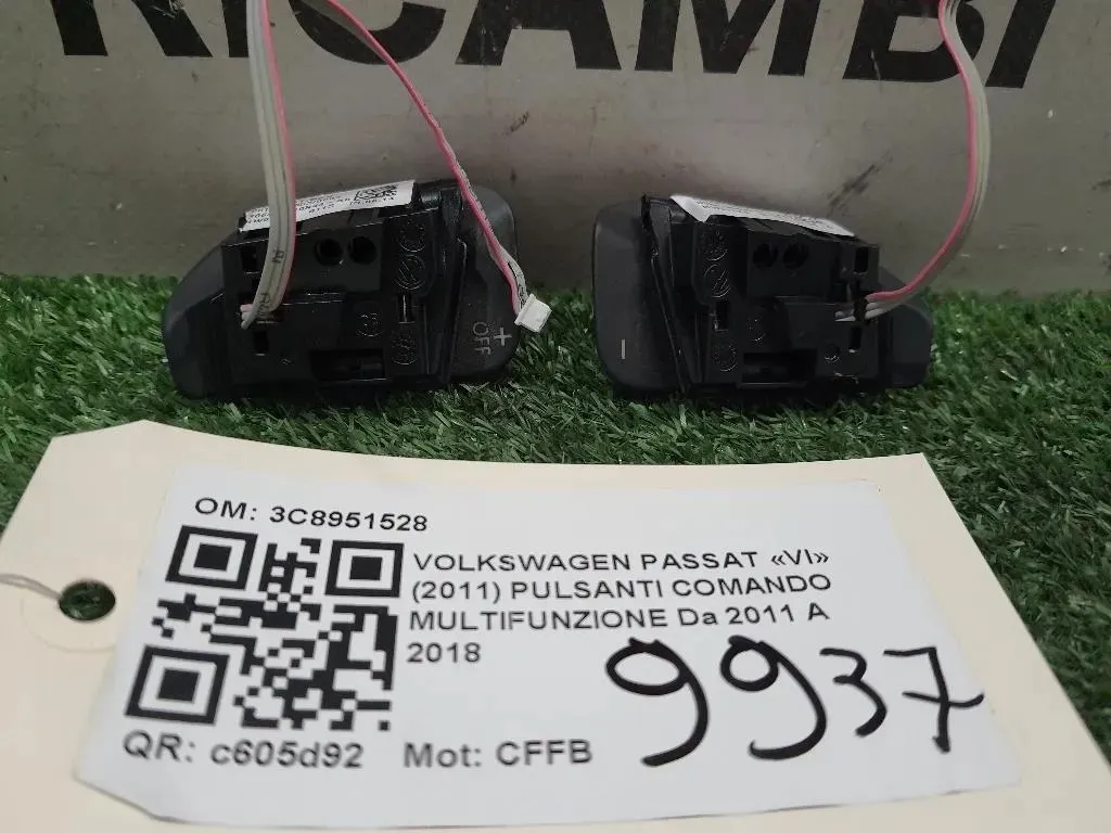 Pulsanti Comando Multifunzione 3C8951528 3C8951527 Volkswagen Passat VI 2011