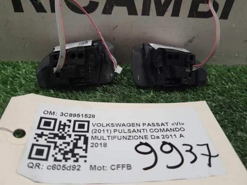 Pulsanti Comando Multifunzione 3C8951528 3C8951527 Volkswagen Passat VI 2011