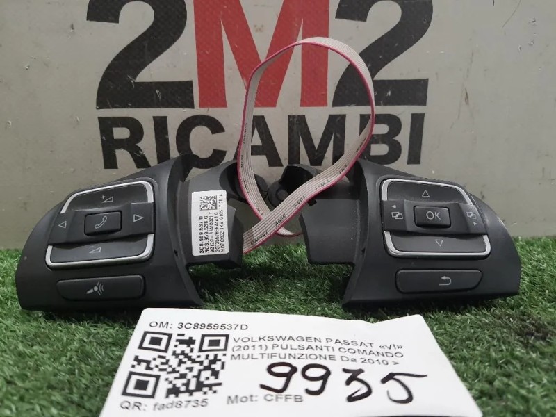Pulsanti Comando Multifunzione 3C8959537D Volkswagen Passat VI 2011