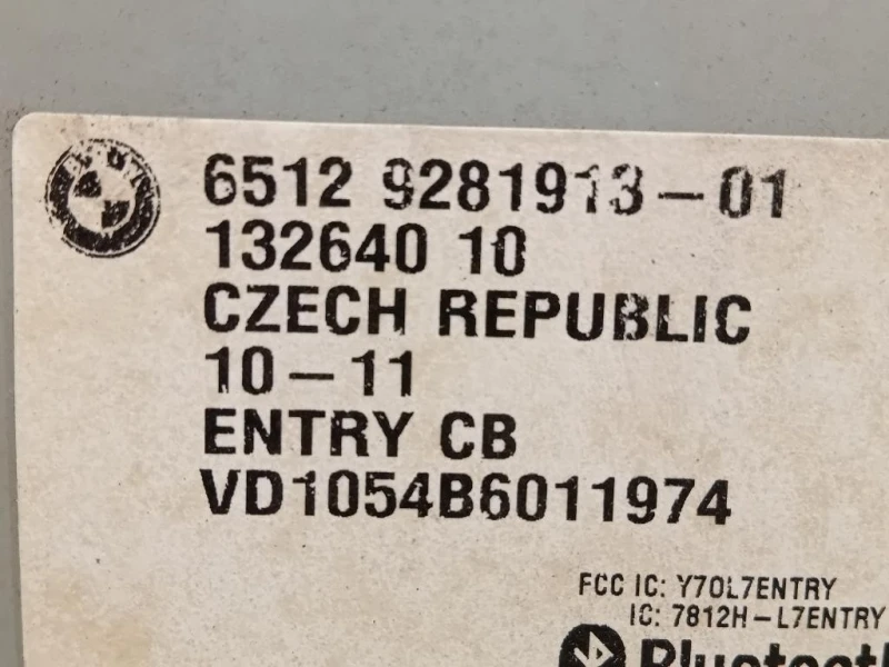Unità Autoradio 6512928191301 Bmw Serie 1 F20 Berlina 2012