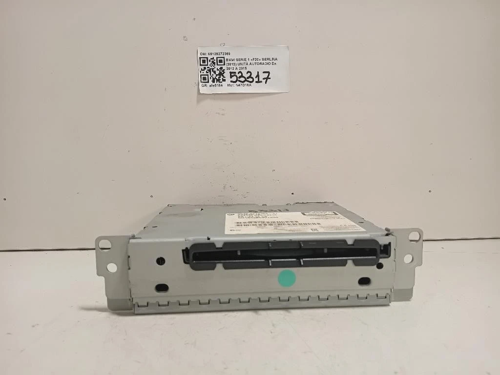 Unità Autoradio 65129272369 Bmw Serie 1 F20 Berlina 2012