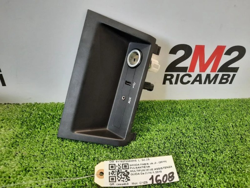Pulsantiera Multifunzione Assistenza Guida 6V1927238WHS Skoda Fabia NJ3 2014