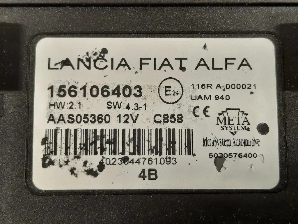 Pulsantiera Multifunzione Centrale 156106403 Alfa Romeo Giulietta 2010