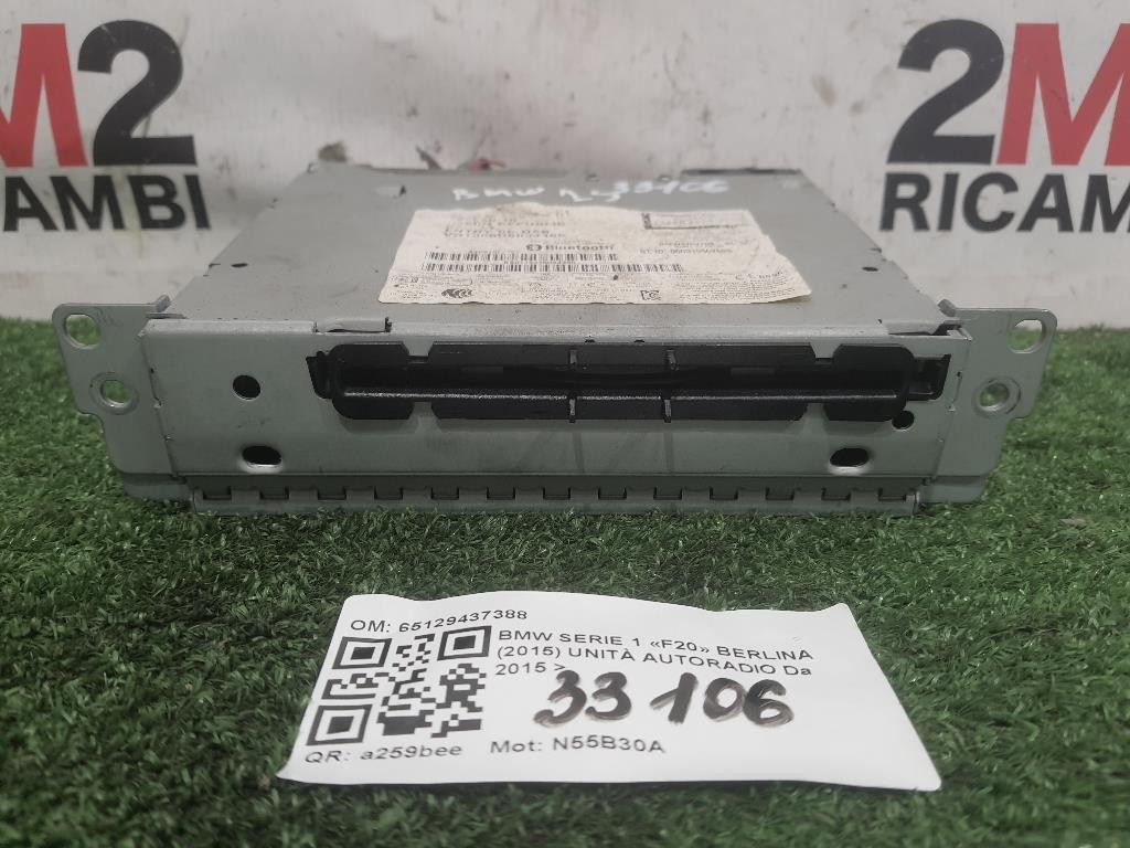 Unità Autoradio 65129437388 Bmw Serie 1 F20 Berlina 2015