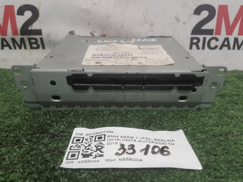 Unità Autoradio 65129437388 Bmw Serie 1 F20 Berlina 2015