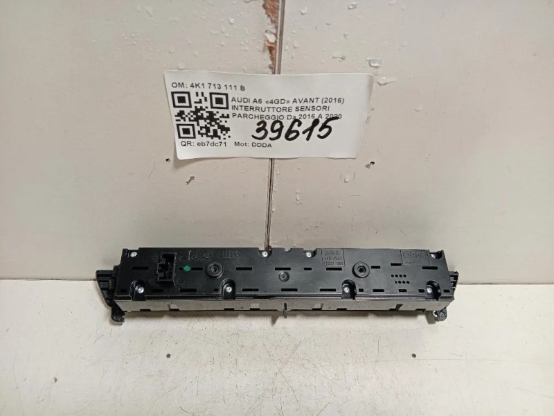 Pulsantiera Multifunzione Centrale 4K0 925 301 Audi A6 4GD Avant 2016