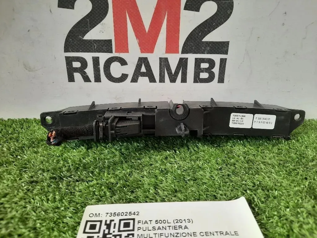 Pulsantiera Multifunzione Centrale 735602542 Fiat 500L 2013