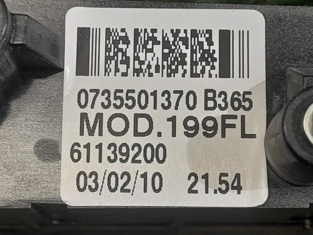 Pulsantiera Multifunzione Centrale 0735501370 Fiat Grande Punto 2009