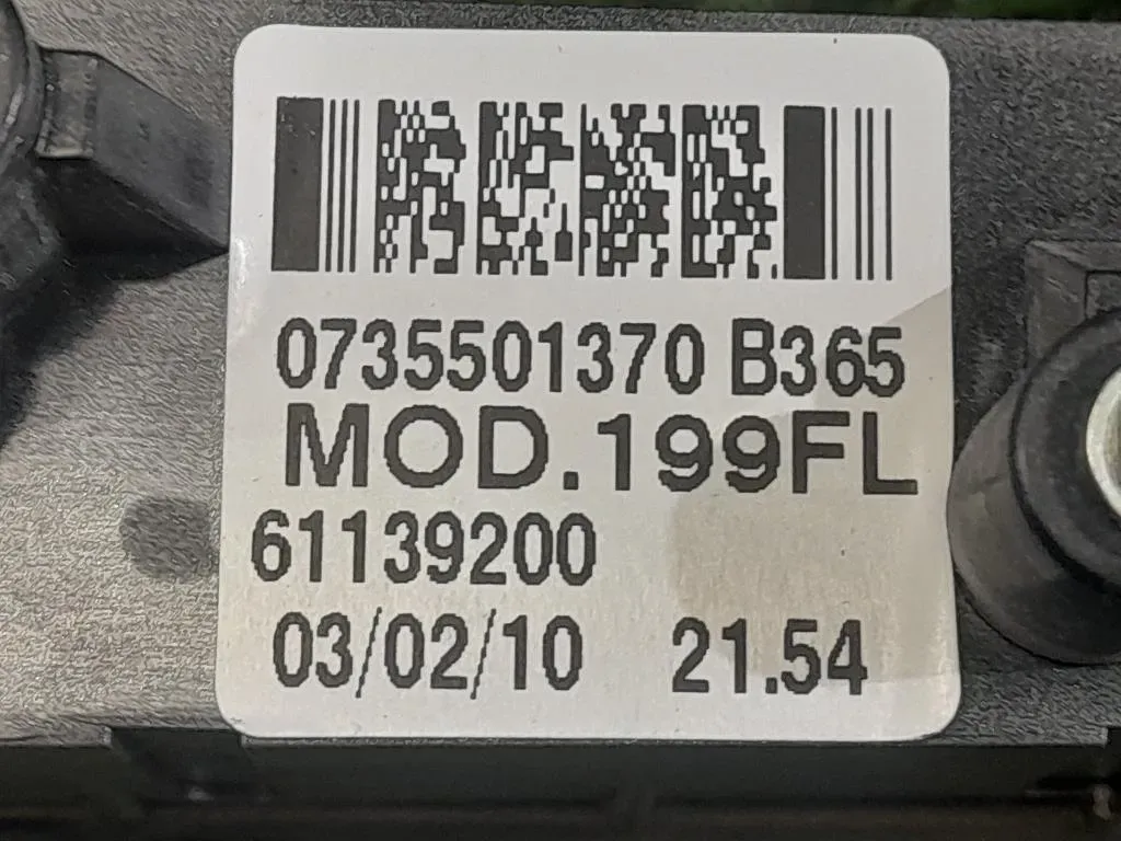 Pulsantiera Multifunzione Centrale 0735501370 Fiat Grande Punto 2009