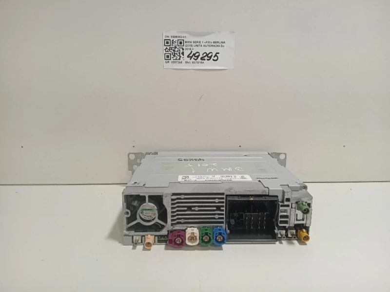 Unità Autoradio 8596362-01 Bmw Serie 1 F20 Berlina 2015