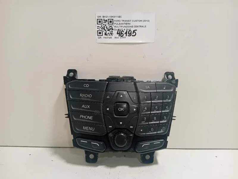Pulsantiera Multifunzione Centrale BK21-18K811-EC Ford Transit Custom I 2013