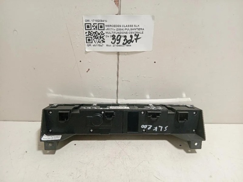 Pulsantiera Multifunzione Centrale 1718209410 Mercedes Classe SLK R171 2004