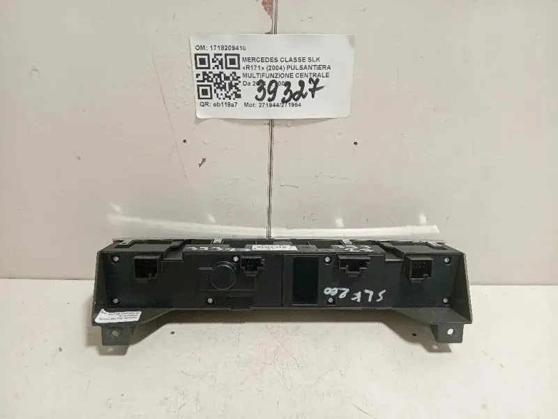 Pulsantiera Multifunzione Centrale 1718209410 Mercedes Classe SLK R171 2004