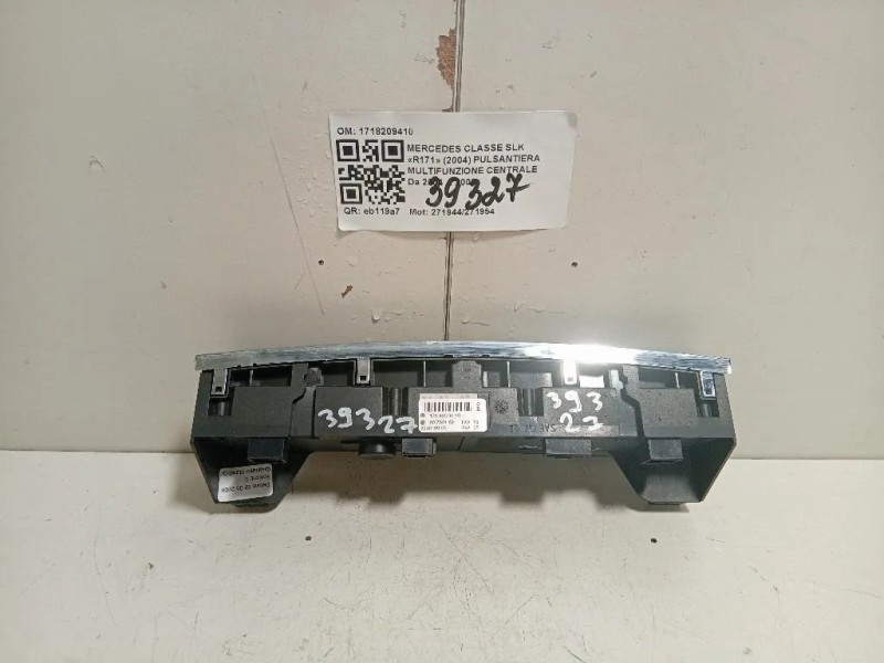 Pulsantiera Multifunzione Centrale 1718209410 Mercedes Classe SLK R171 2004
