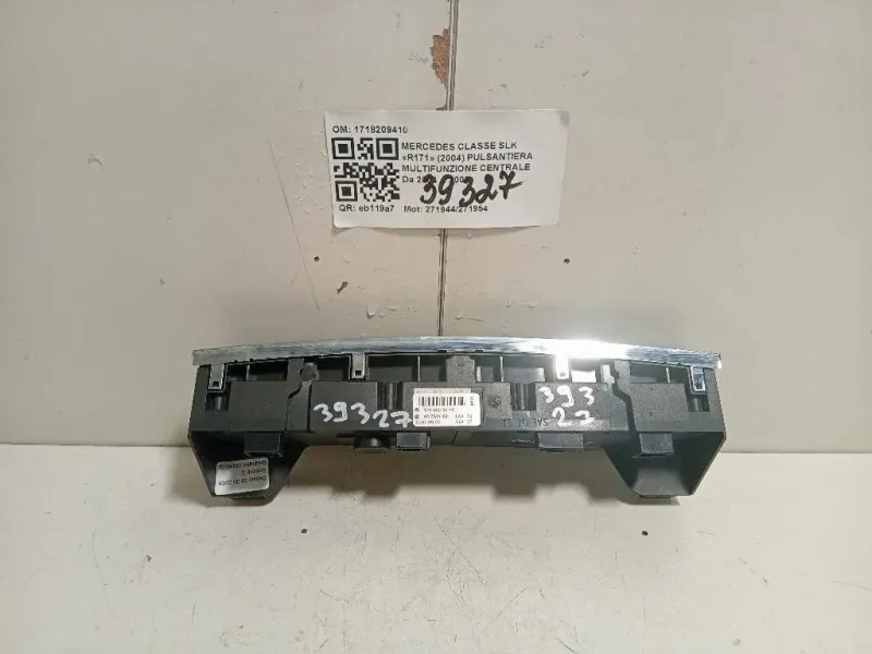 Pulsantiera Multifunzione Centrale 1718209410 Mercedes Classe SLK R171 2004