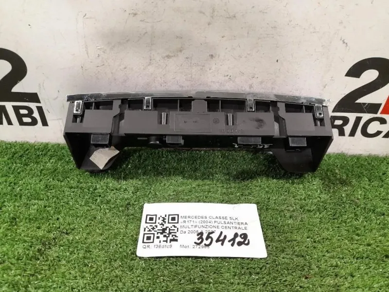 Pulsantiera Multifunzione Centrale A17187006109698 Mercedes Classe SLK R171 2008