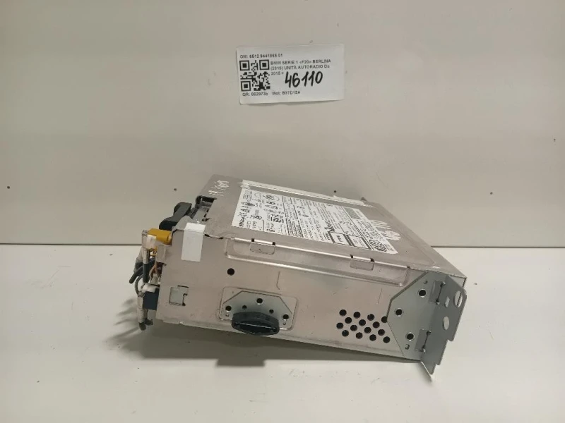 Unità Autoradio 6512 9441865 01 Bmw Serie 1 F20 Berlina 2015