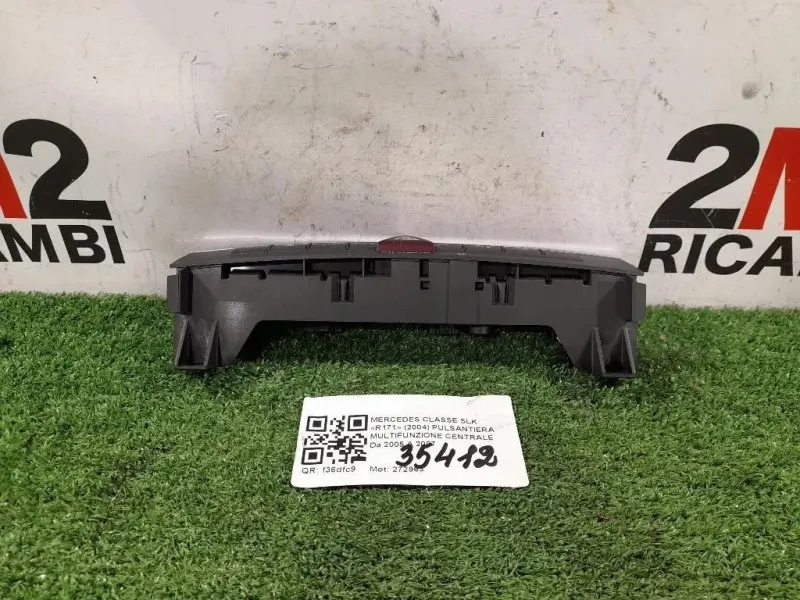 Pulsantiera Multifunzione Centrale A17187006109698 Mercedes Classe SLK R171 2008