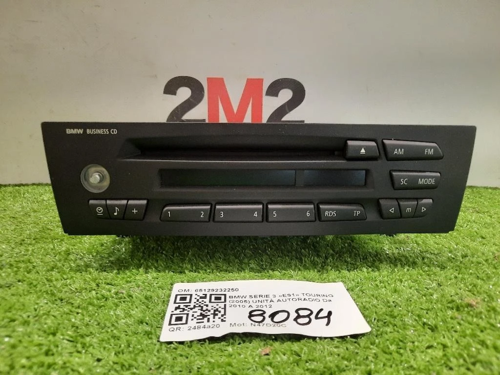 Unità Autoradio 65129232250 Bmw Serie 3 E91 Touring 2005