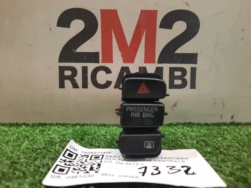 Pulsantiera Multifunzione Centrale DX 1S0927140F Seat MII 2012