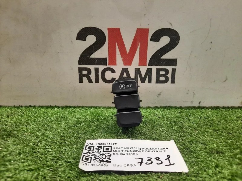 Pulsantiera Multifunzione Centrale SX 1S0927137F Seat MII 2012 Pulsantiera Multifunzione Centrale SX 1S0927137F Seat MII 2012