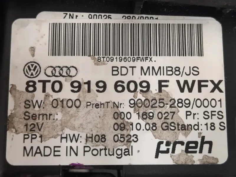 Pulsantiera Multifunzione Console Centrale 8T0 919 609 F Audi A5 8T3 2008