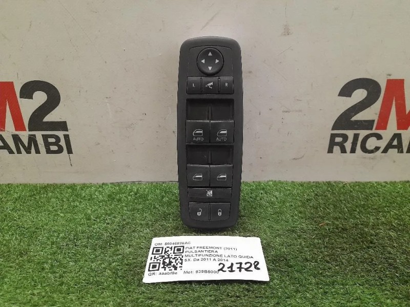 Pulsantiera Multifunzione LATO Guida SX 56046826AC Fiat Freemont 2011