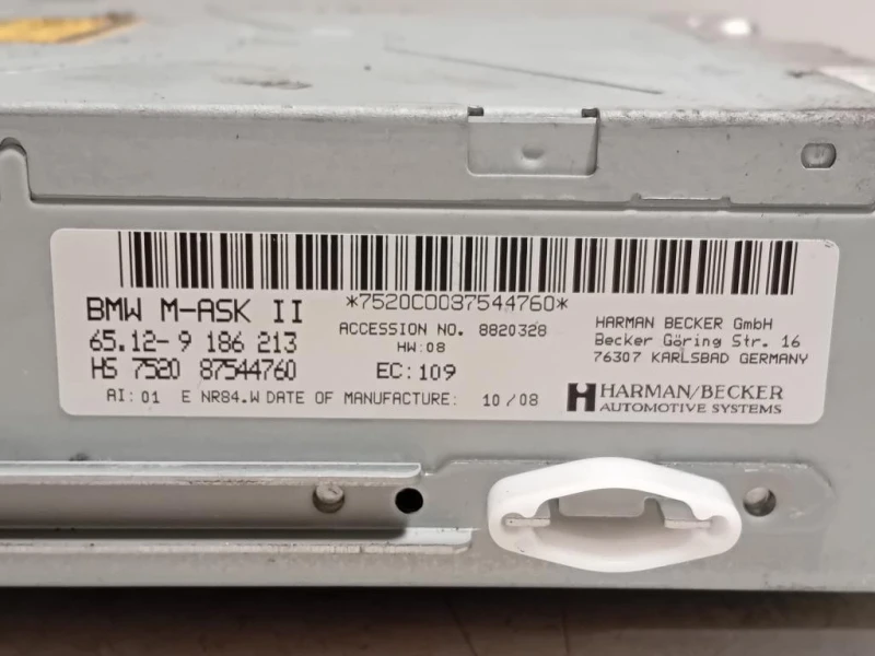 Unità Autoradio 65129186213 Bmw Serie 5 E60 Berlina 2004