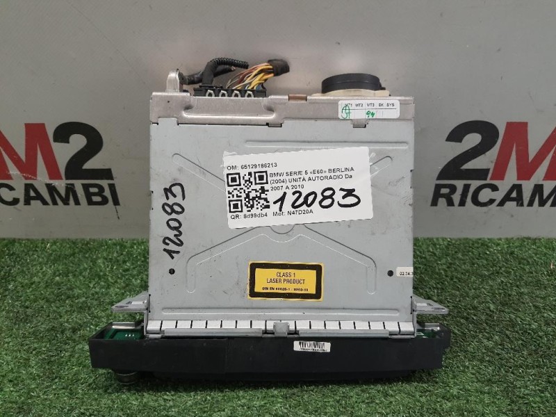 Unità Autoradio 65129186213 Bmw Serie 5 E60 Berlina 2004
