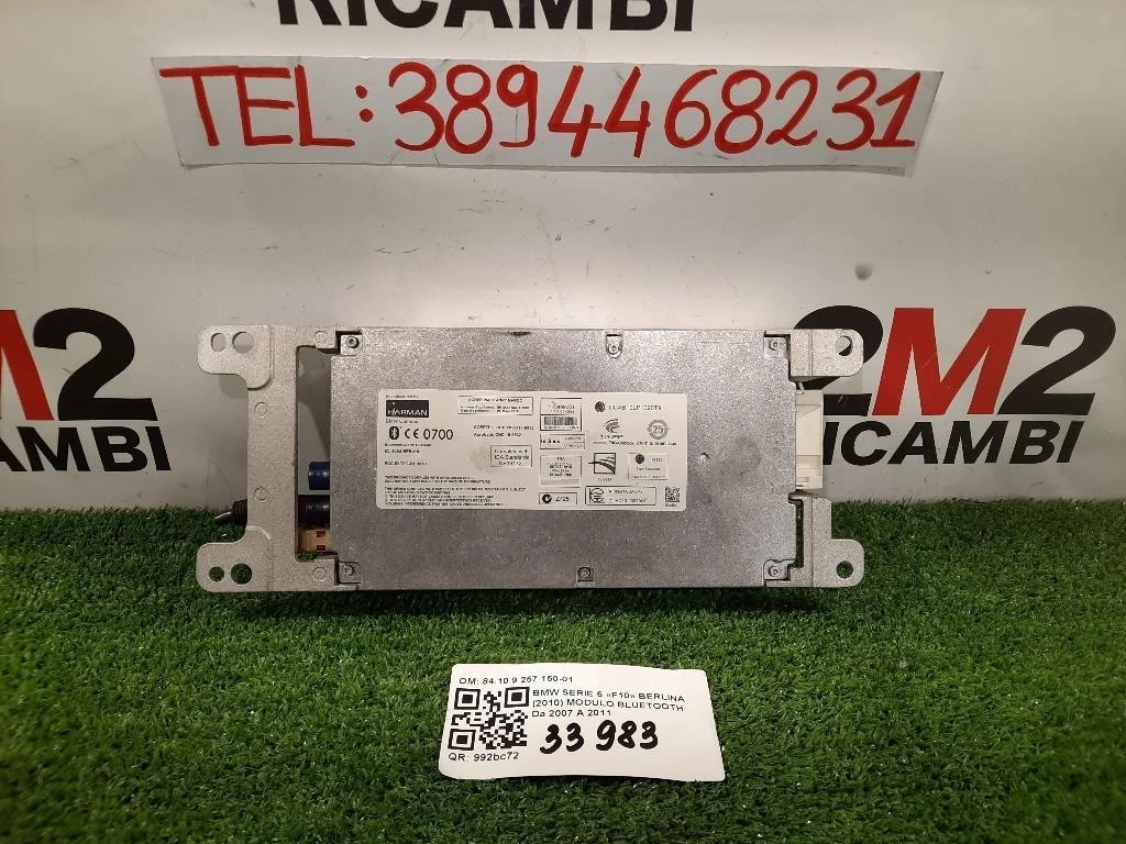 Unità Autoradio 8410-9257150-01 Bmw Serie 5 F10 Berlina 2010